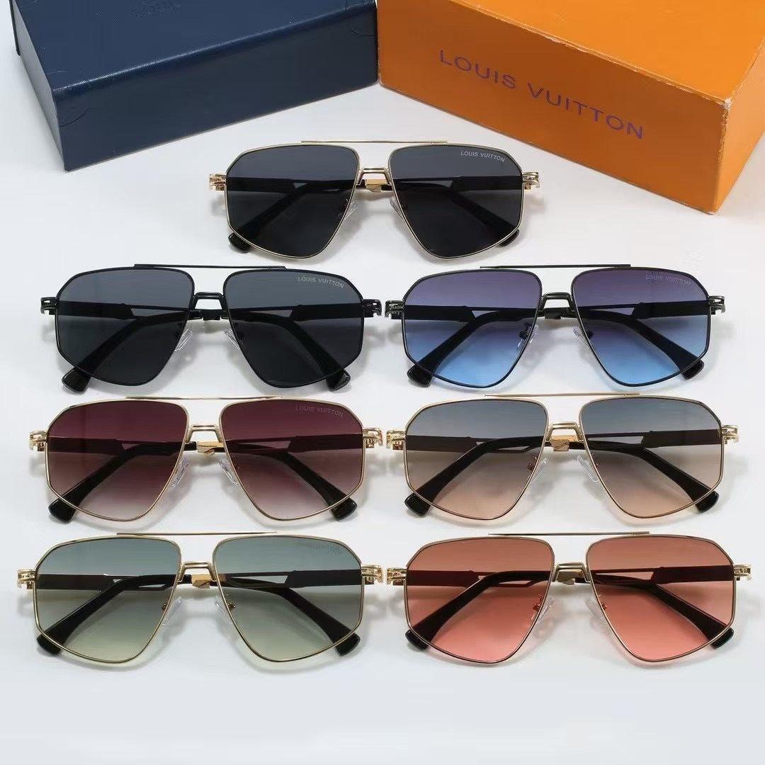 Louis vuitton Metal Vanguard Double Bridge Aviator Sunglasses Aviator