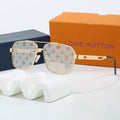 Louis vuitton Double Bridge Metal Square Sunglasses Square