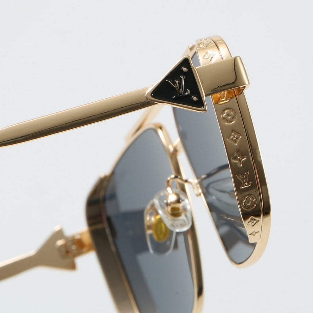 Louis vuitton Double Bridge Metal Square Sunglasses Square