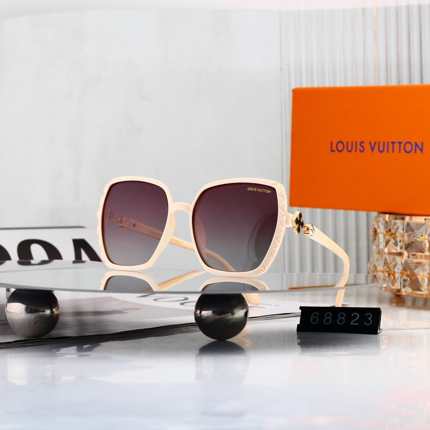 Louis vuitton Vintage Oversized Fashion Sunglasses in Multiple Colors 68823 Mixed