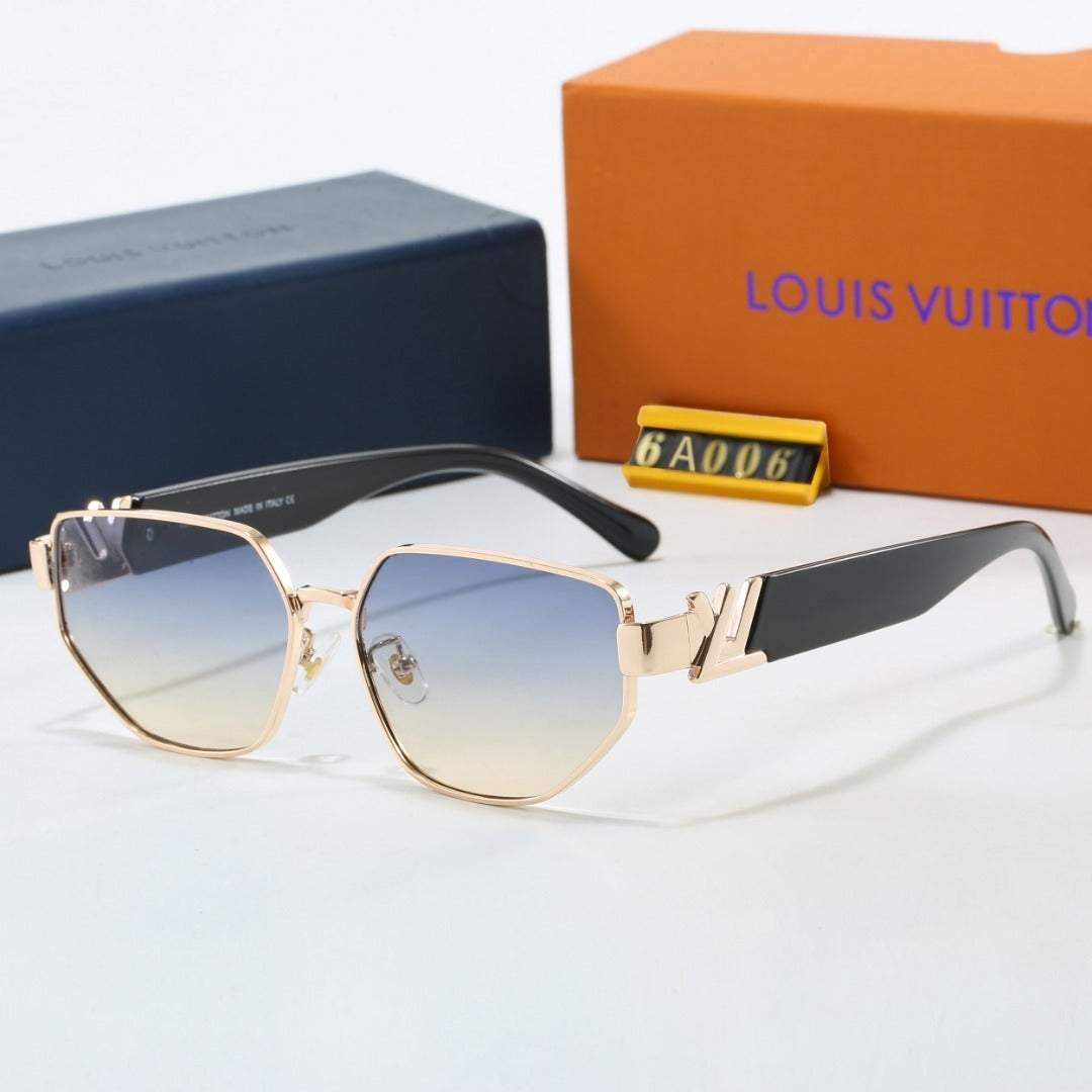 Louis vuitton V-Logo Metal Square Sunglasses (Model 6A006) Square