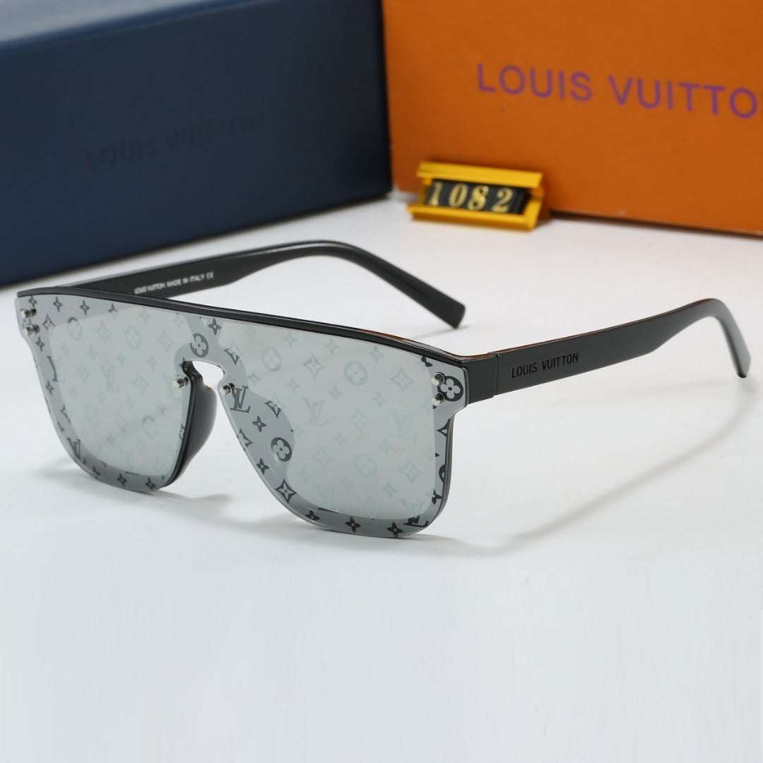 Louis vuitton Riveted Printed Oversized Sunglasses Aviator