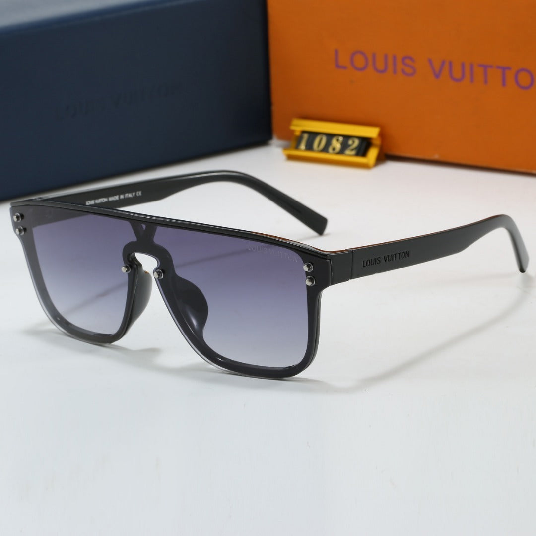 Louis vuitton Riveted Printed Oversized Sunglasses Aviator