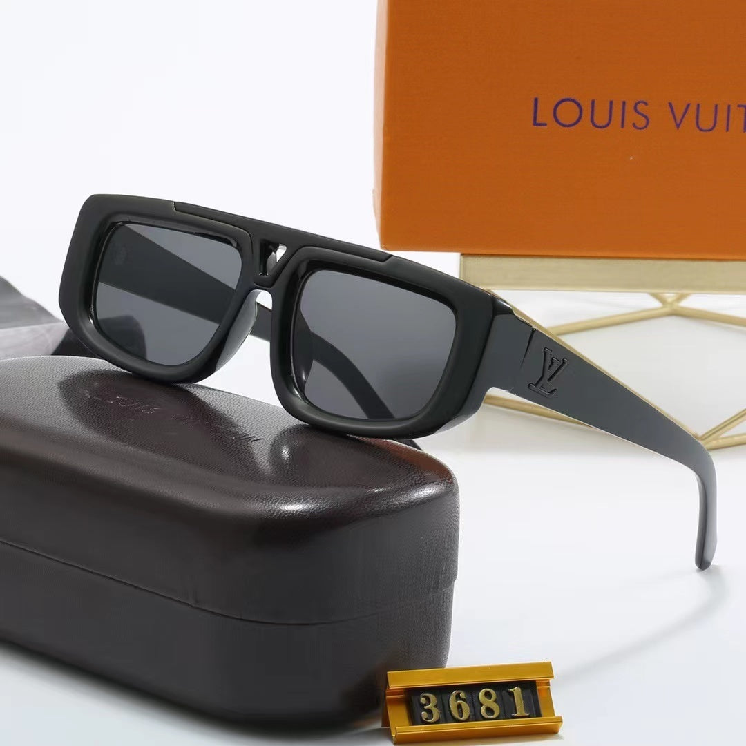 Louis vuitton Vintage Aviator Bold Oversized Sunglasses (Model 3681) Aviator