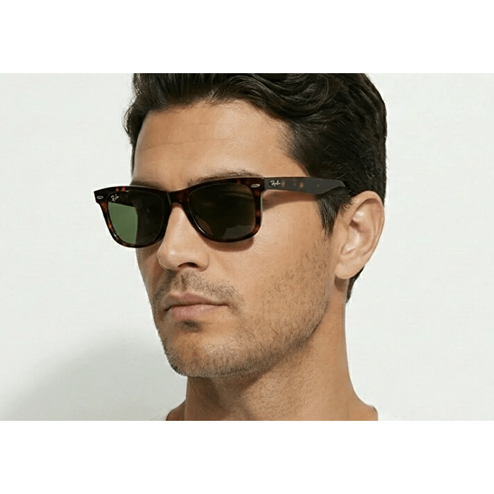 Ray-Ban Wayfarer RB2140 902/58 Polarised Sunglasses Square